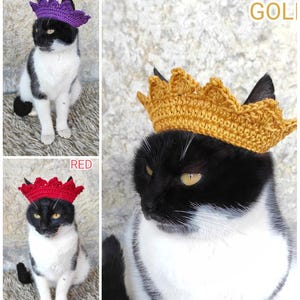 猫用王冠、猫用ティアラ、プリンセス、キング、クイーン猫用王冠、猫、ペット用王冠、ペット用ティアラ