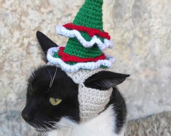 Tree Hat For Cat, Hat for Cat, Tree Hat for Cats, Costume for Cats, Hats for Cats, Halloween Cat Costume, Cat Accessories
