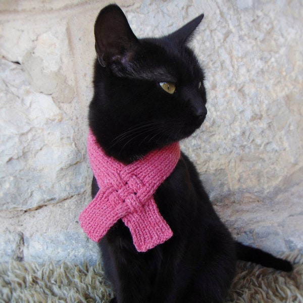 Scarf for Cat, Pet Scarf, Cat Accessories, Kitten Outfit, Gift for Cat Lover, Knitted Cat Scarf