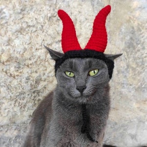 Crochet Cat Hat, Hat for Cat, Hat for Cats, Costume for Cats, Hats for Cats, Halloween Cat Costume, Cat Accessories