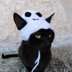 Halloween Geist Hut für Katzen, Halloween Kostüm, Hüte für Katzen, Katzenzubehör