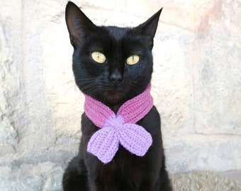 Scarf for cat, Hat for Cat, Cat costume, Pet Halloween costume, Hat for Cat, Cat Accessories