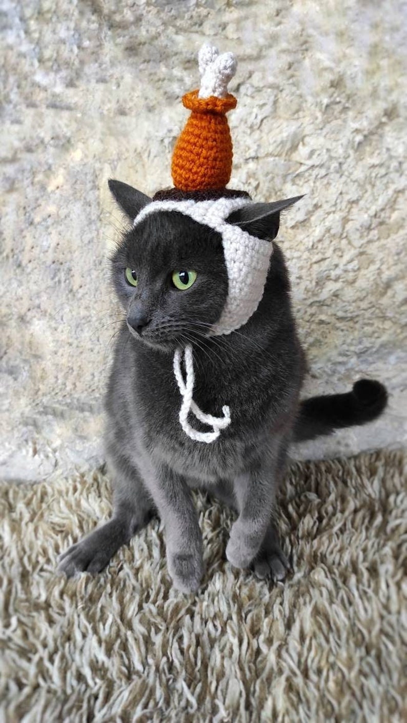 Chicken Drumstick Hat Pet Costume Drumstick Hat for Cat Etsy