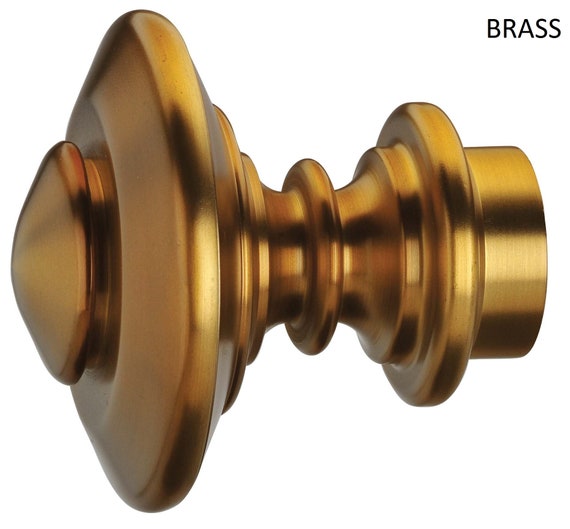 Drapery Hardware Finials Drapery Rod Hardware Curtain Rod Etsy