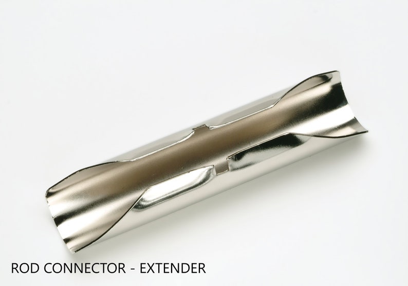 Drapery Rod Connector Extender Drapery Hardware Drape Rod Etsy