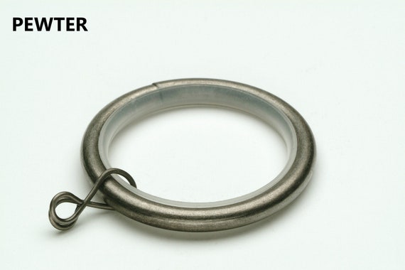 Drapery Rod Rings 10 Pack Of Rings Drapery Hardware Rod Etsy