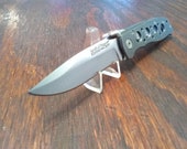 Smith Wesson Extreme Ops Tactical Folding Pocket Knife 1 Blade Plain Edge Liner Lock Pocket Clip