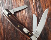 Vintage Colonial Anvil Small Stockman Folding Pocket Knife Knives Knifes Made In USA 3 Blade Plain Edge Survival Tool Tools Lot6374