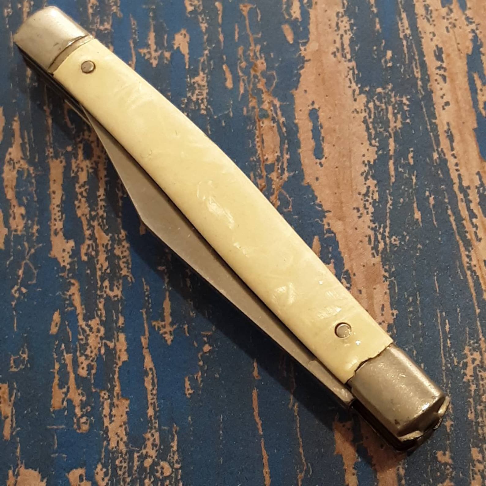 Vintage Imperial Crown Folding Pocket Knife Made in USA Long Etsy