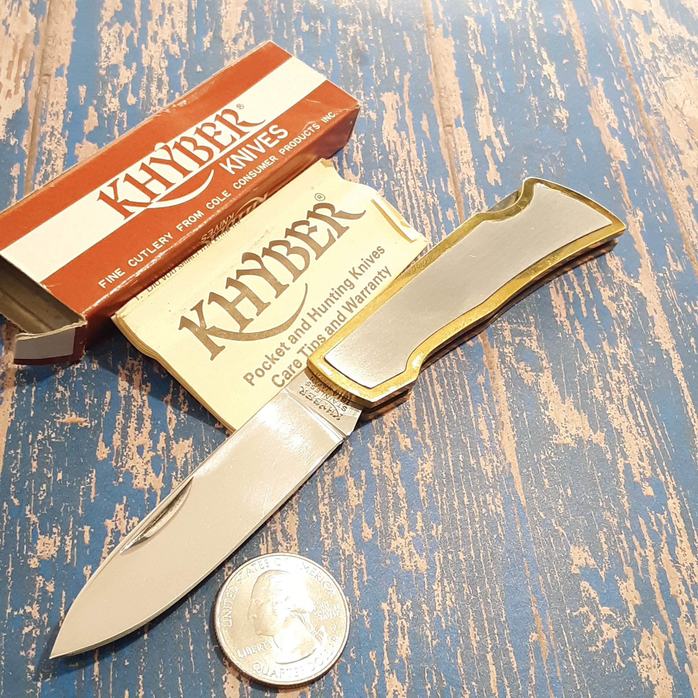 Vintage Khyber Folding Pocket Knife Made in Japan by Kabar Etsy