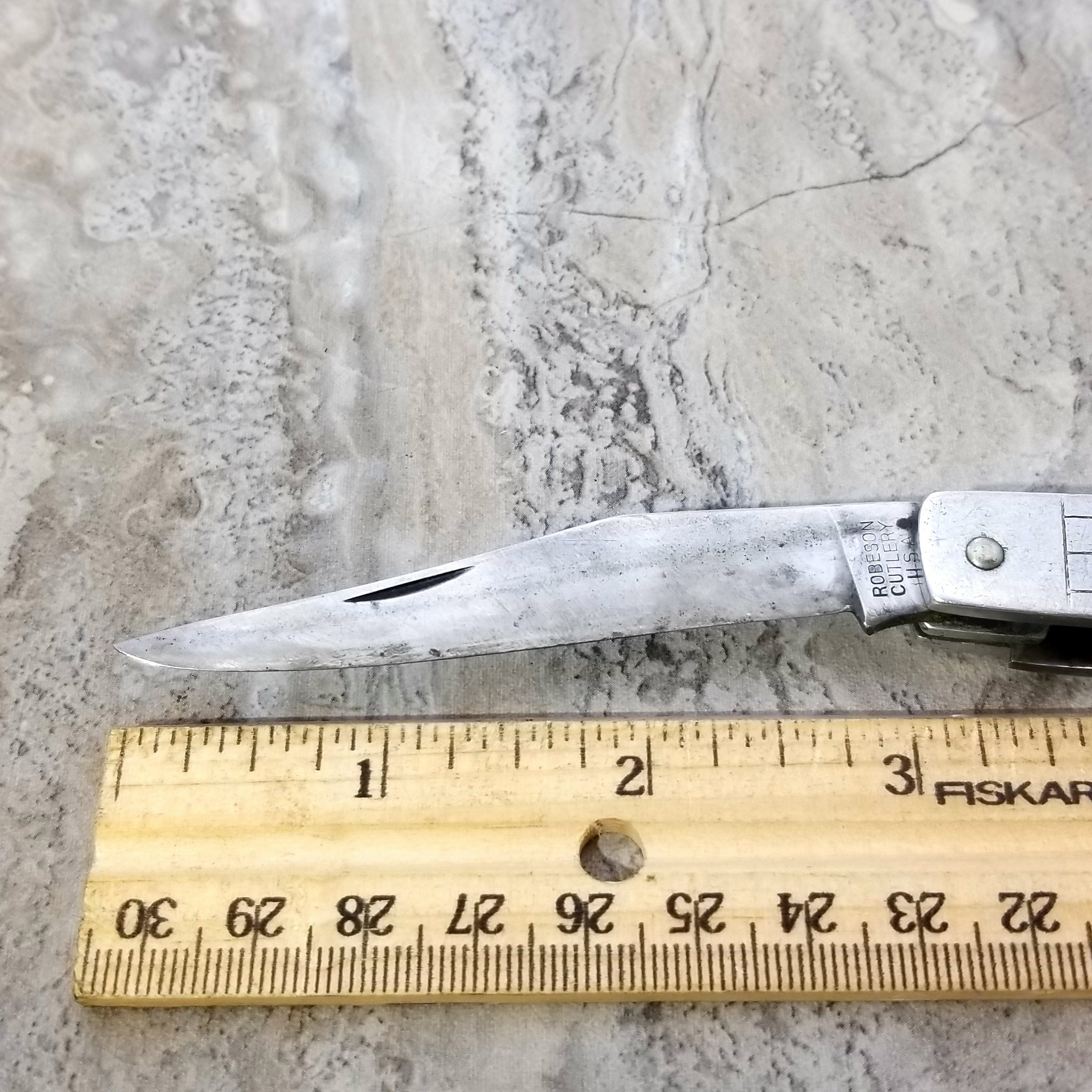 Vintage Robeson Cutlery Stockman Folding Pocket Knife Made Vintage Robeson Cutlery Stockman Folding Pocket Knife Made