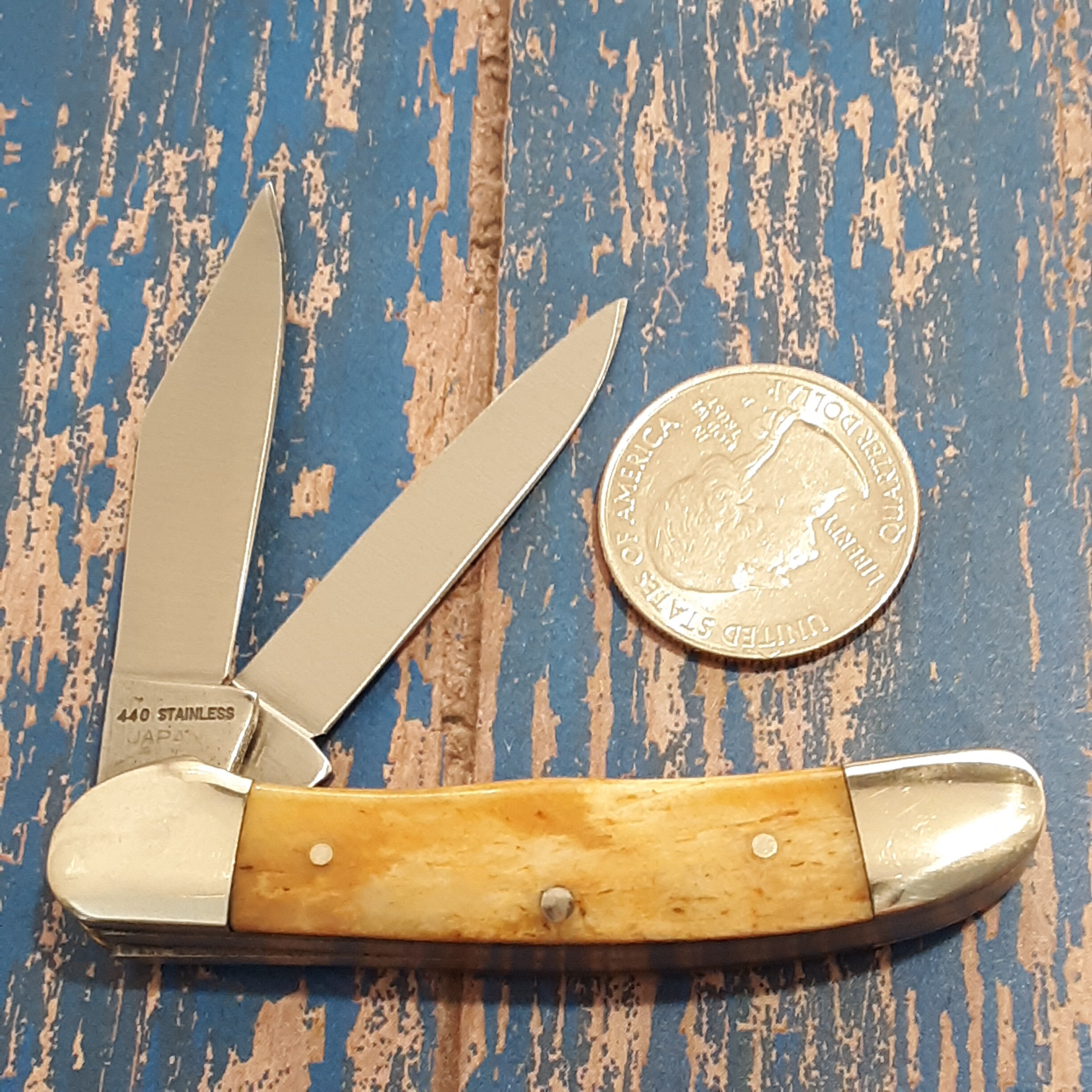 Vintage Taylor Cutlery Baby Copperhead Folding Pocket Knife Etsy