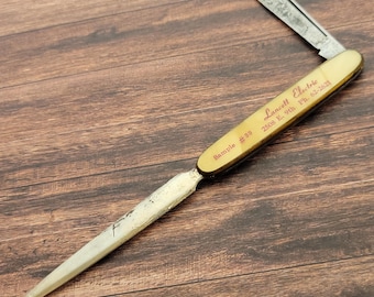 Ambassador Letter Opener Knife Made in USA 5 3/4" Closed