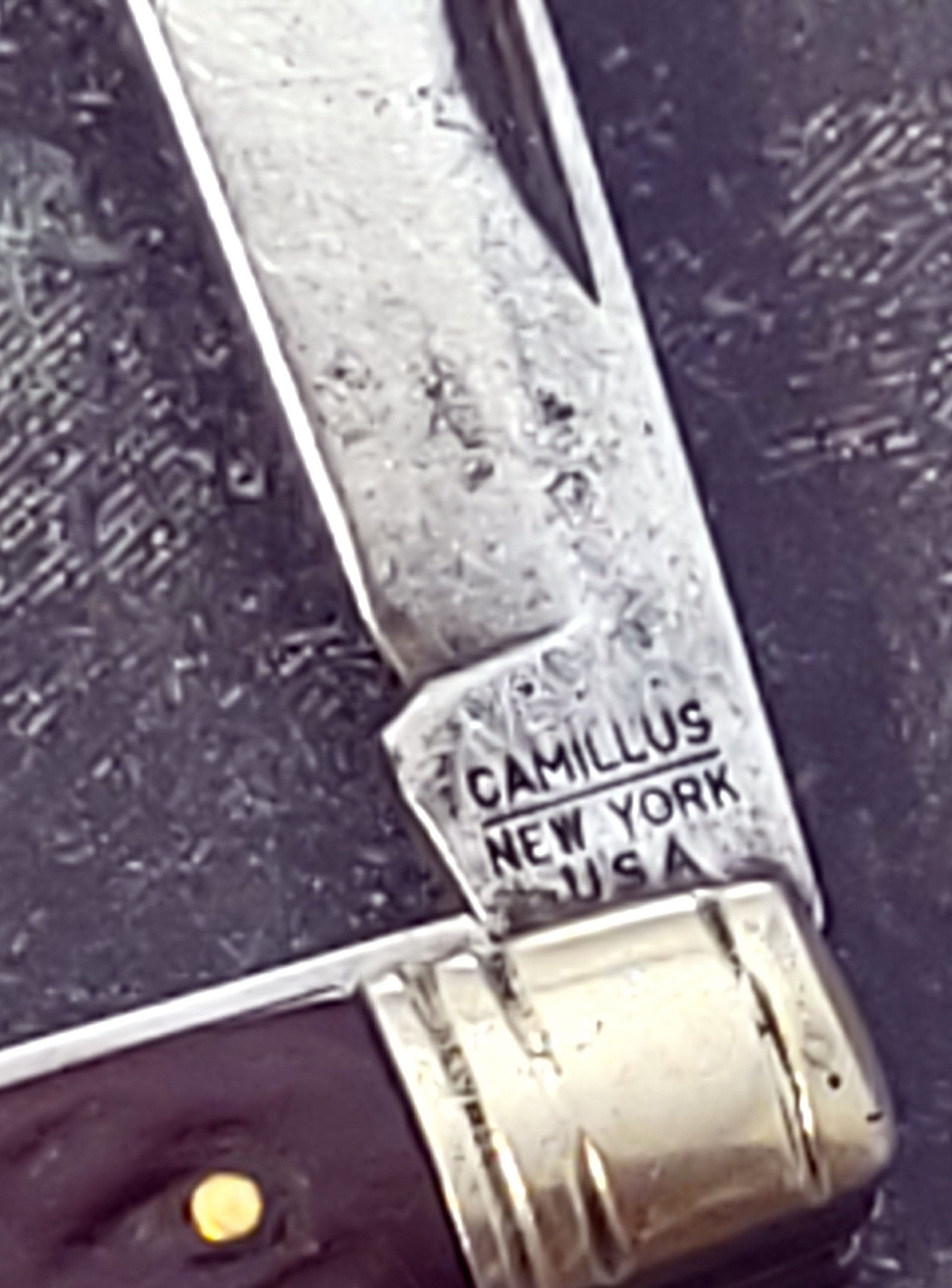 Vintage Camillus 21 Peanut Folding Pocket Knife Made in USA 1960s70s