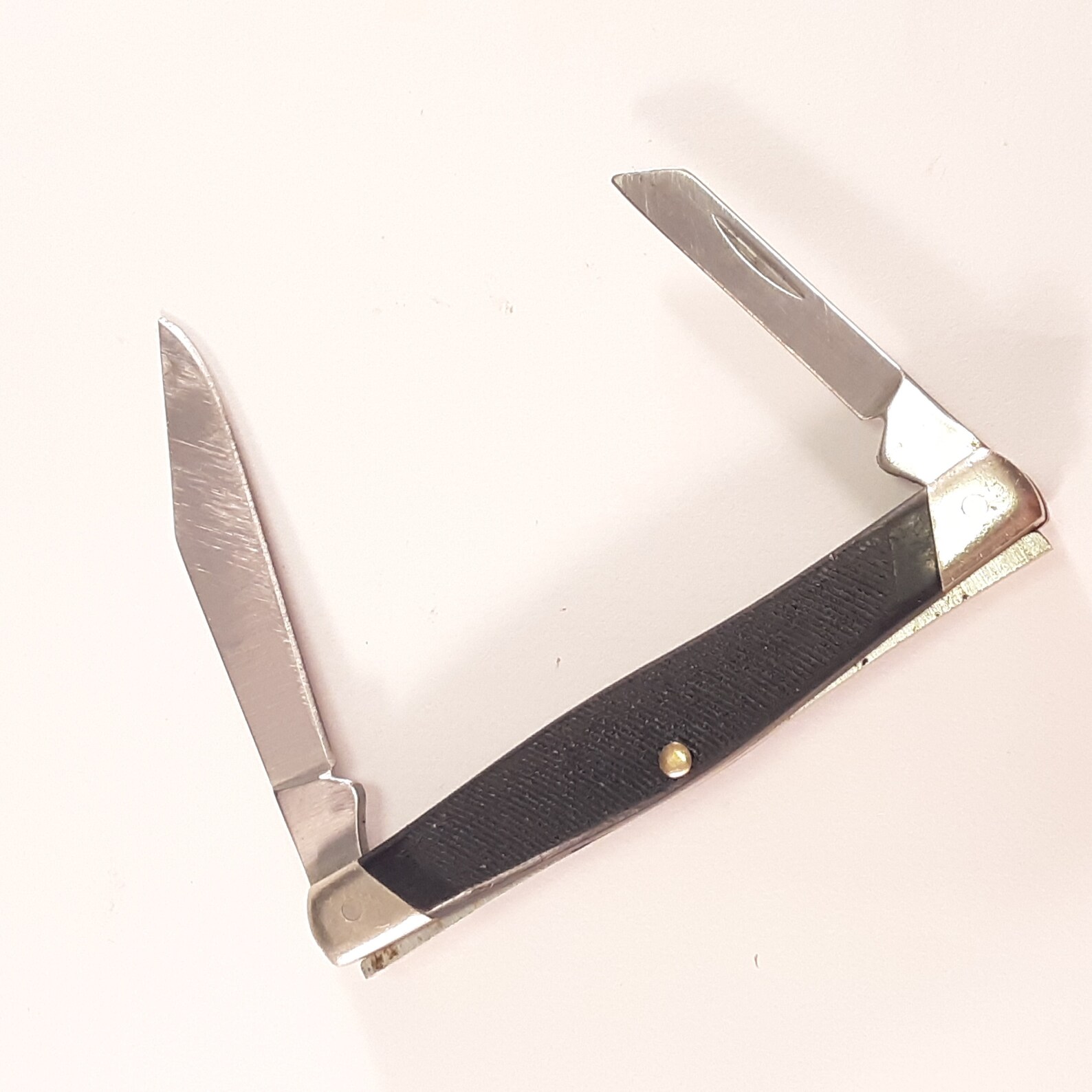 Vintage Buck 305 Pen Folding Pocket Knife Made in USA 2 Blade Etsy