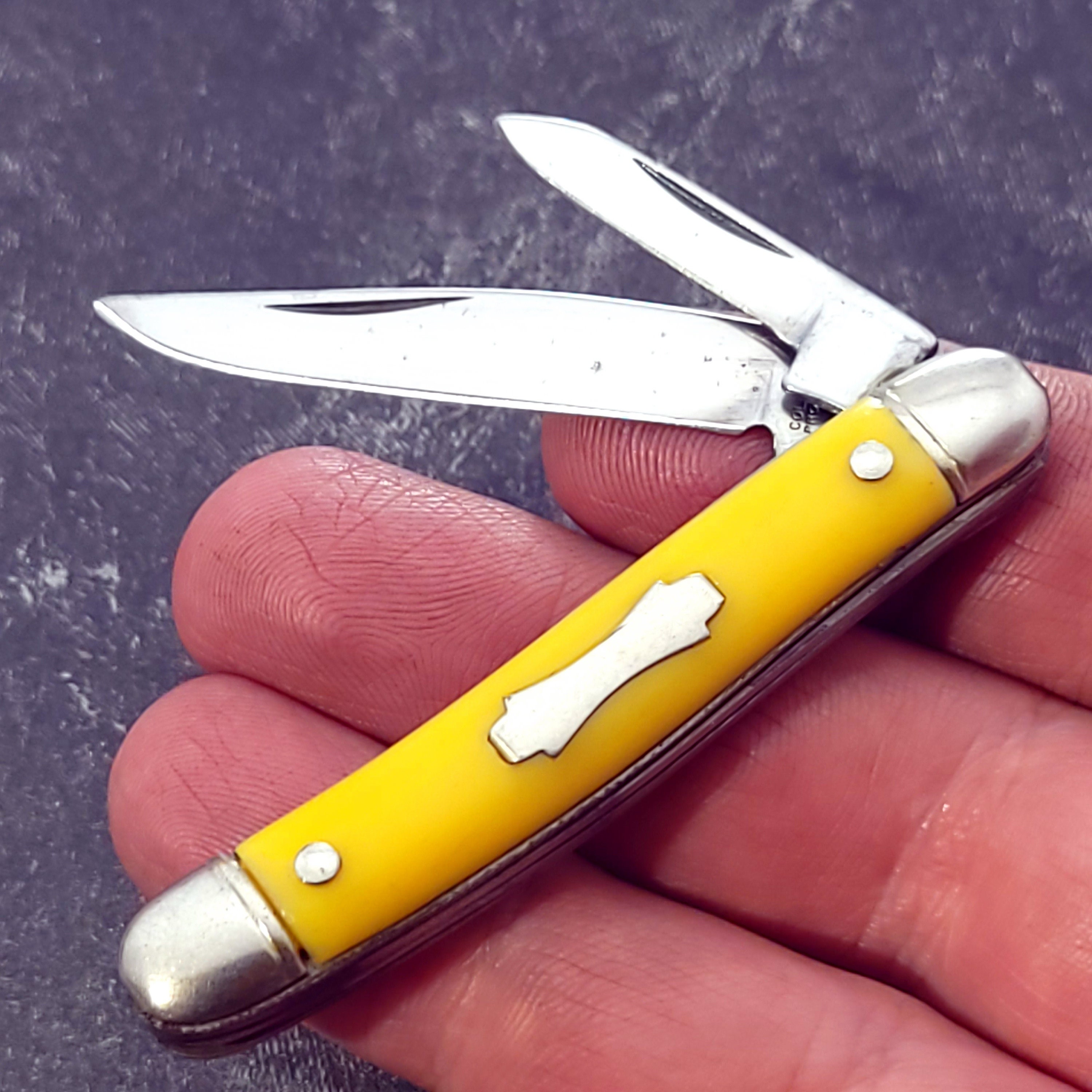 Vintage 3D Peanut Shaped Folding Pocket Knife Keychain Tasty 