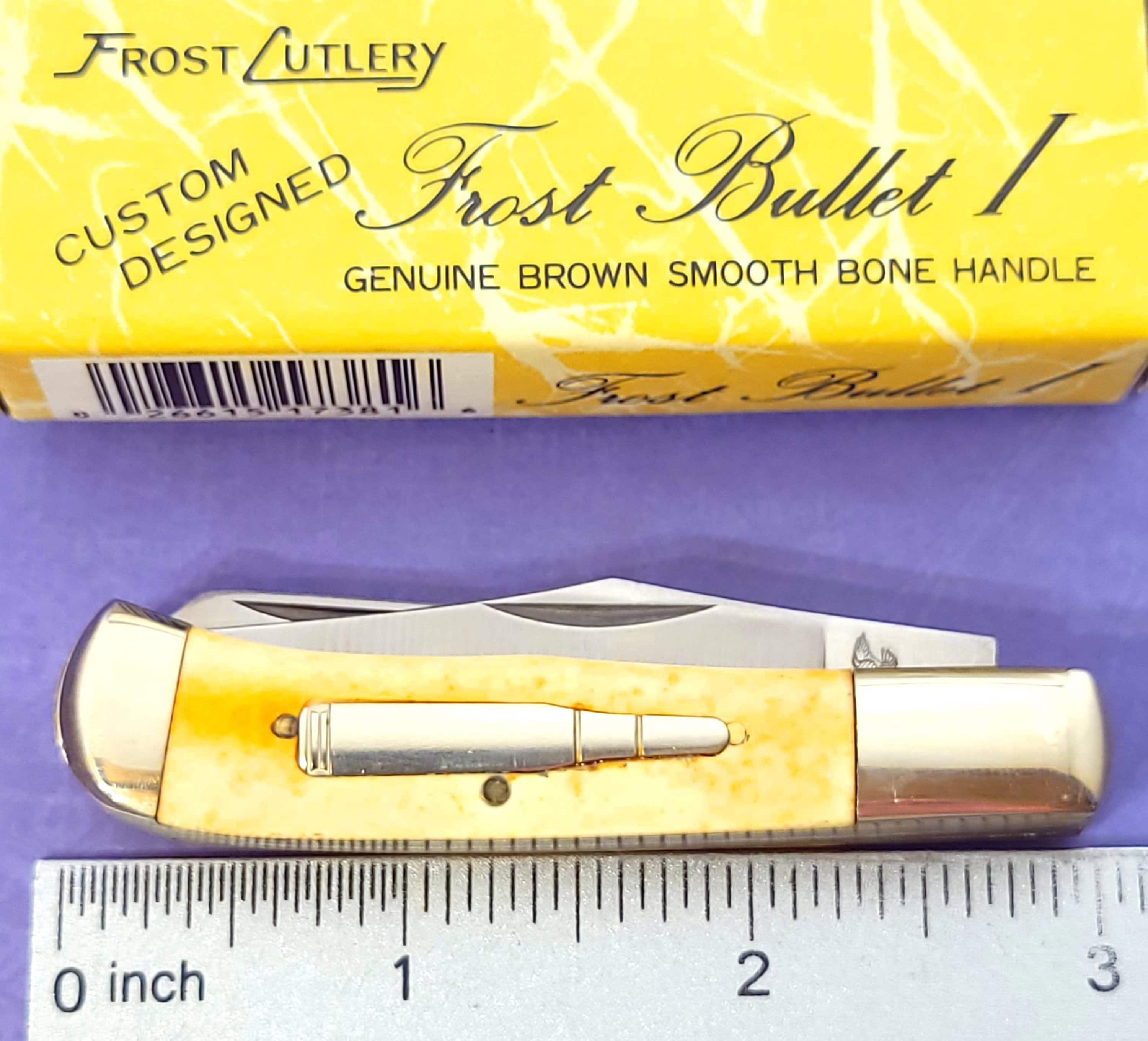 Frost Cutlery Knife Made in Japan 1980s Bullet I Mini Trapper
