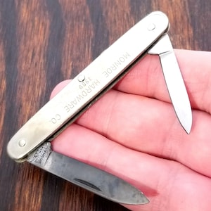 Vintage Camillus Monroe Hardware Co 1989 Pen Folding Pocket Knife Made in USA