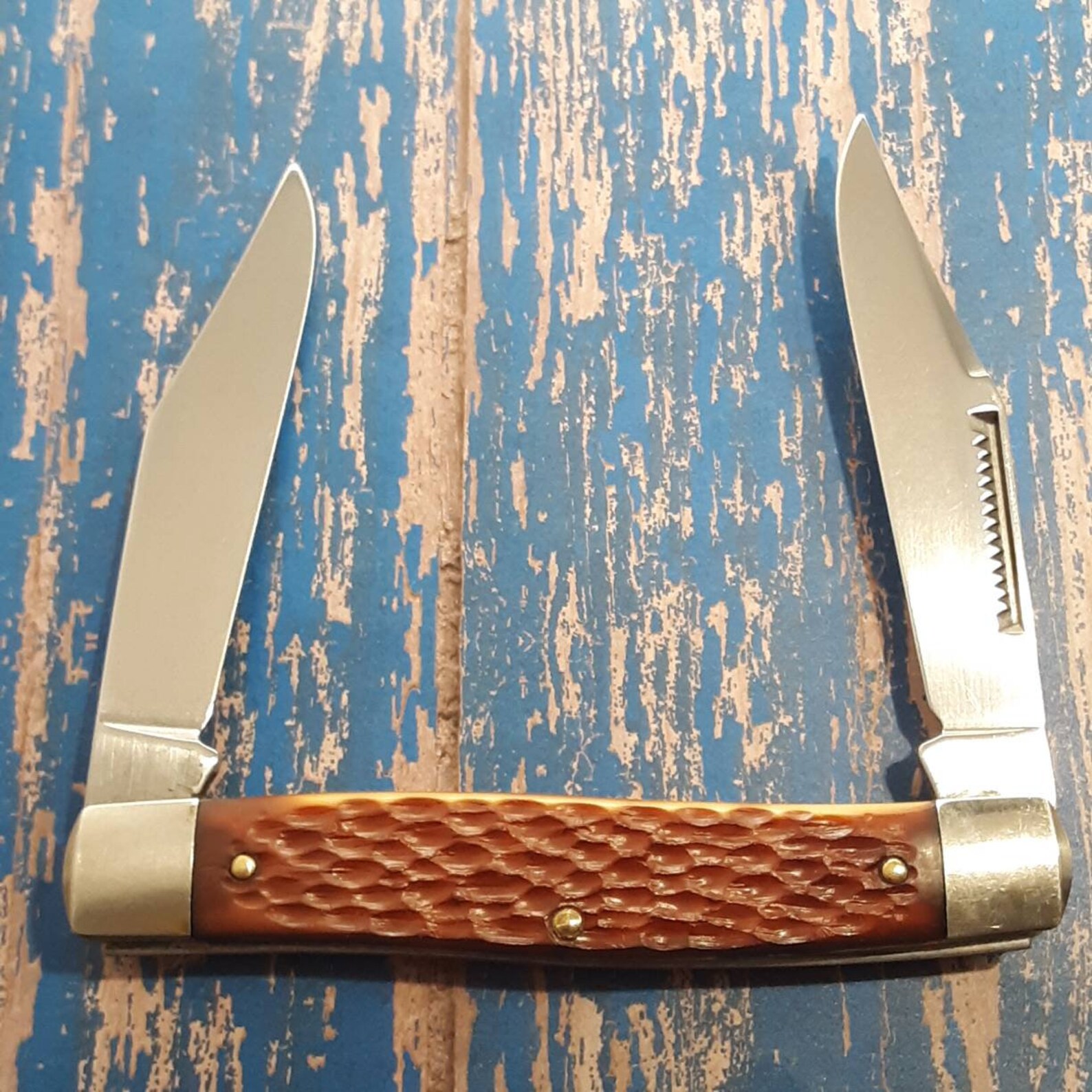 Vintage Old Cutler Muskrat Folding Pocket Knife Made In USA 2 Etsy