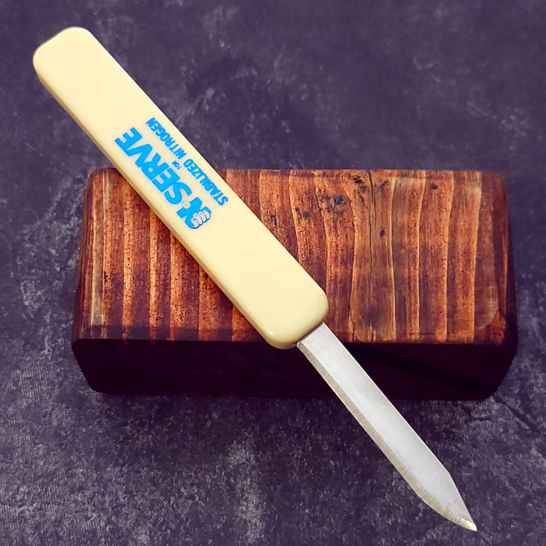 Vintage Flip It Sliding Pocket Knife Made in USA Etsy