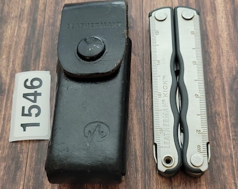 Leatherman Kick Folding Multi Tool Pliers Knife Screwdriver W/Sheath