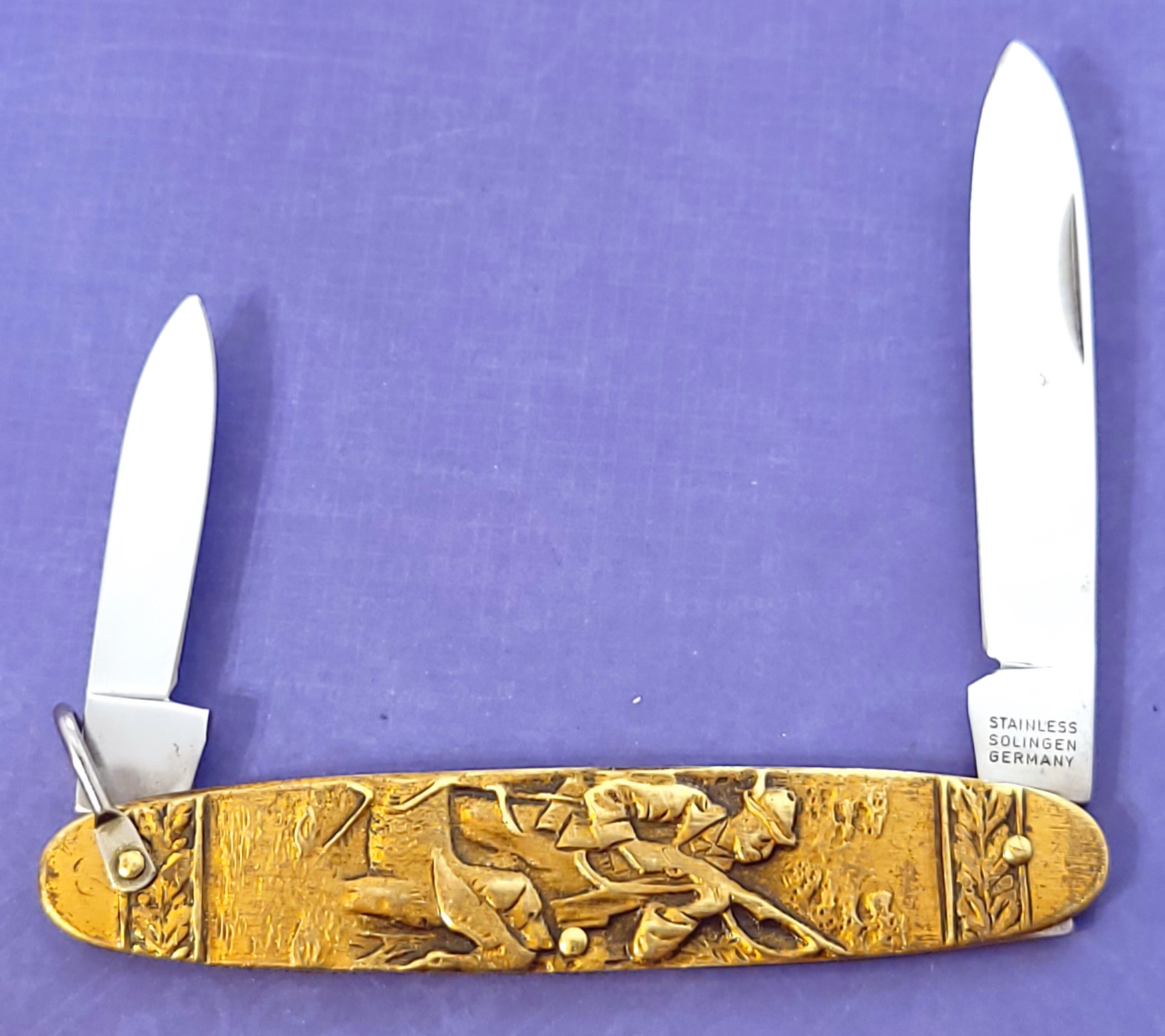 Solingenヴィンテージナイフ German Germany Solingen WW1 WW2 Engraved Navy Marine Dagger