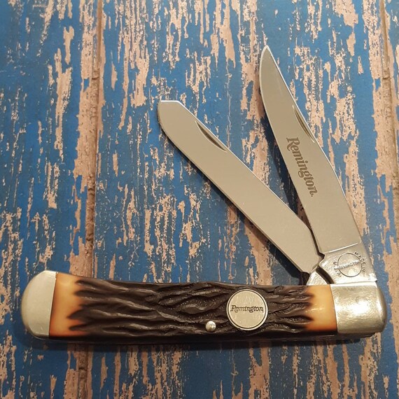 Vintage Remington Folding Pocket Knife Made in USA R12 Etsy