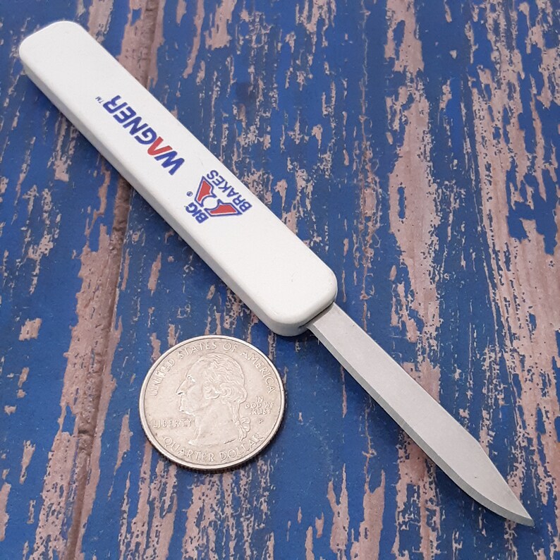 Vintage Flip It Sliding Pocket Knife Made in USA Etsy