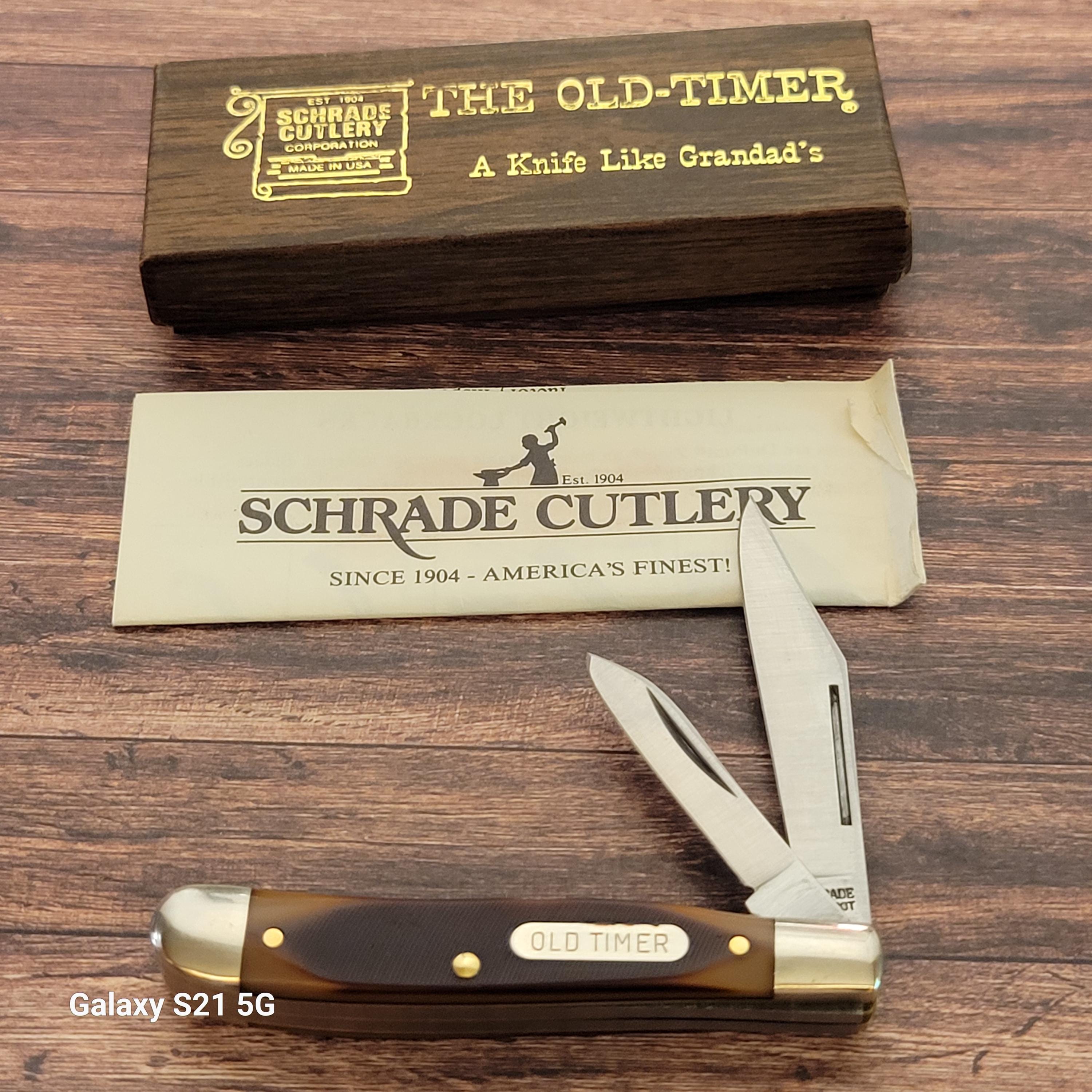 Schrade Old Timer 72OT Peanut Knife Made in USA W/box Slip Joint