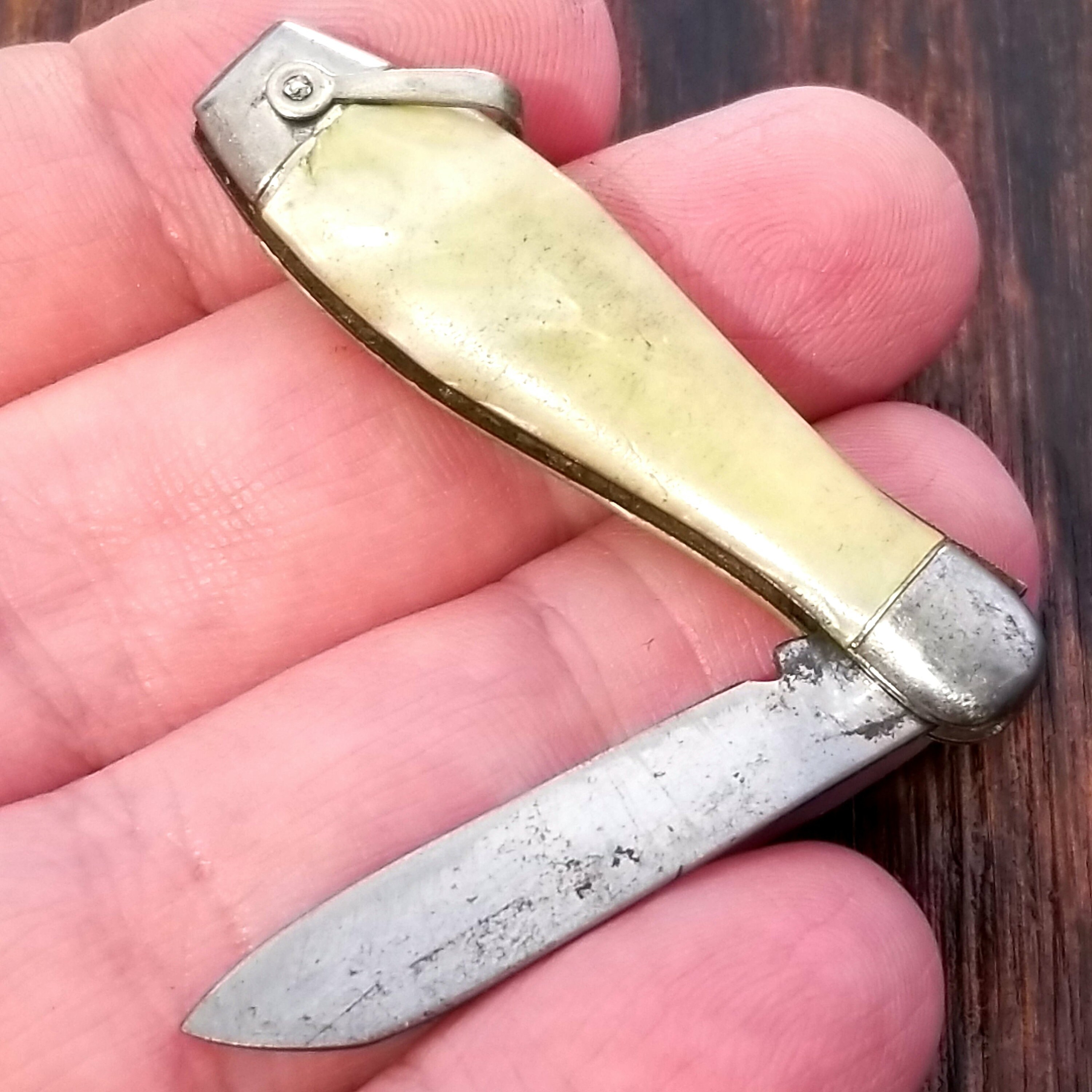 Vintage Hammer Brand Bowling Pin Mini Pocket Knife Made in Usa Etsy