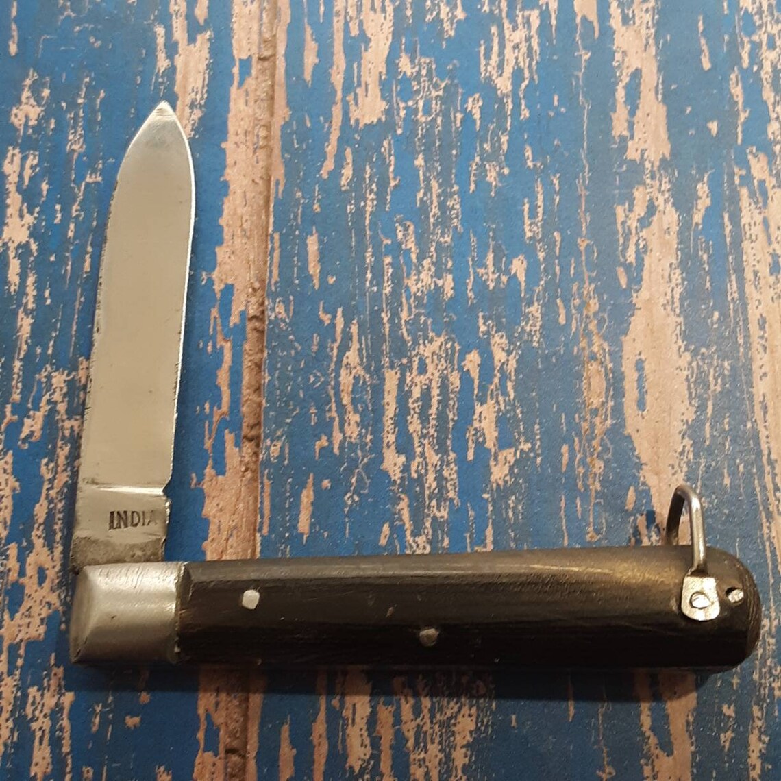 Vintage Goat Brand Single Blade Jack Folding Pocket Knife Made Etsy