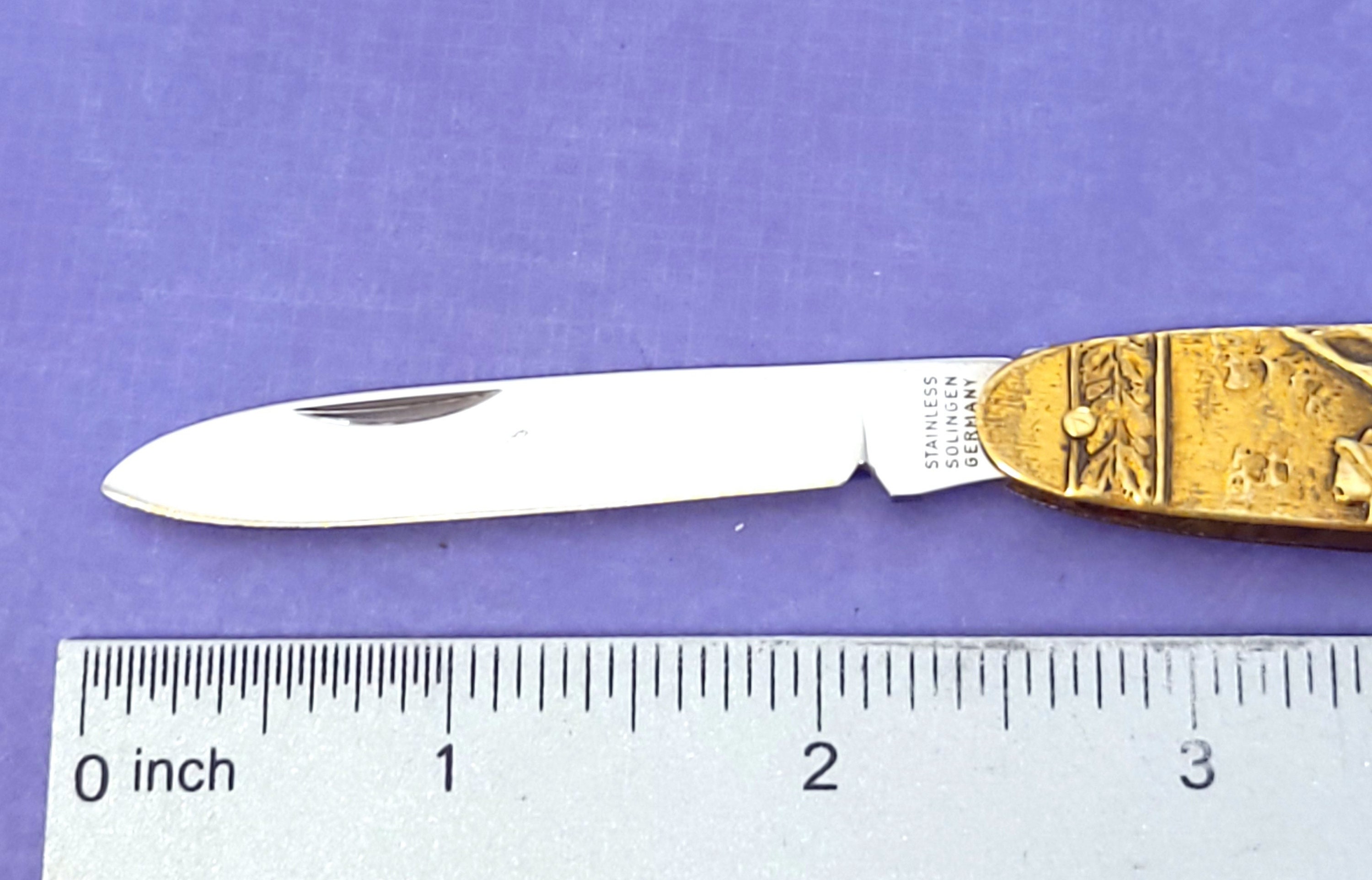 Arnex Knife Made In Solingen Germany Gents Two Stainless
