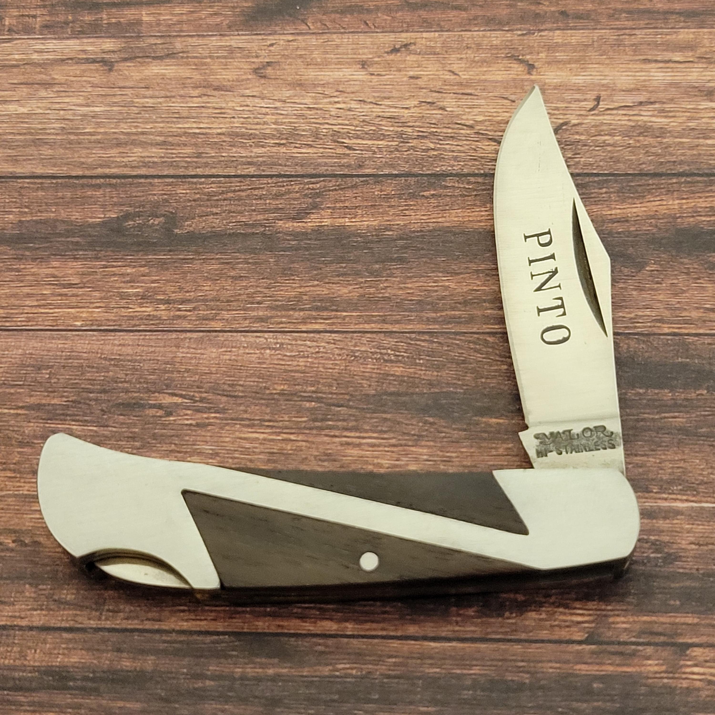 Vintage Valor Pinto Lockback Folding Pocket Knife Made in Japan
