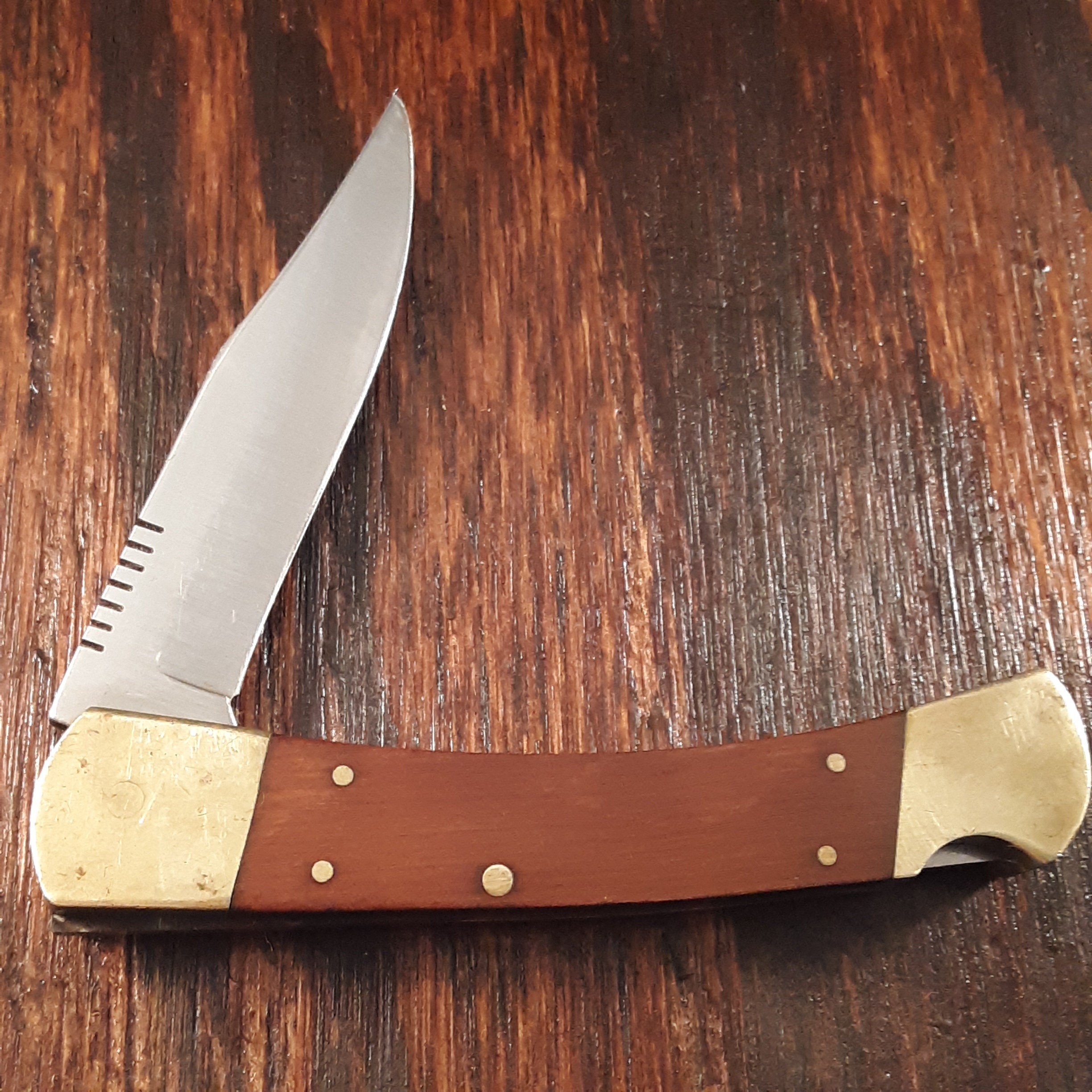 Vintage Kabar 1189 Lockback Hunting Folding Pocket Knife Etsy