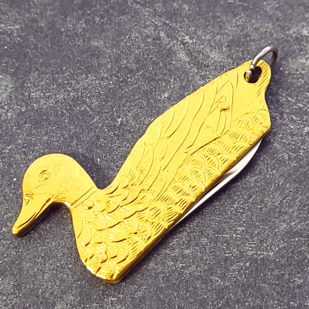 Avon Gift Collection Duck Knife Brass Handle Etsy