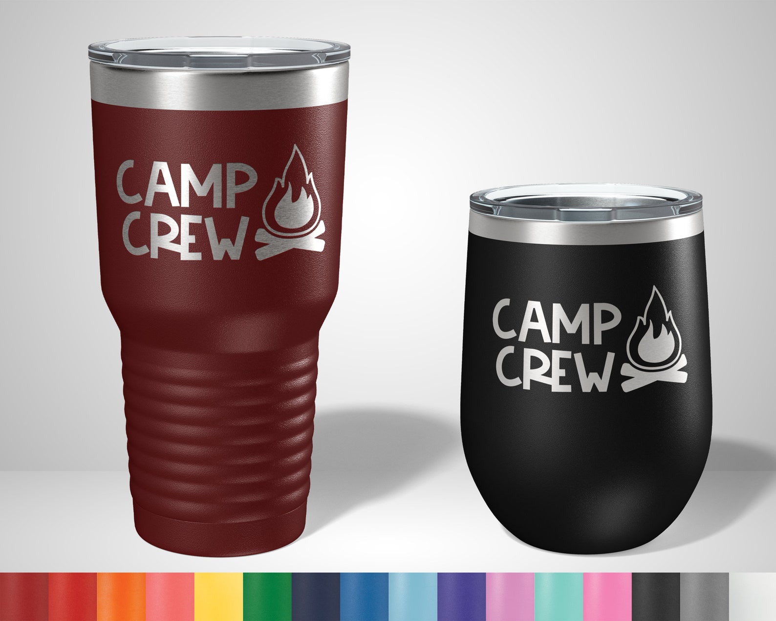 Camp Crew Tumbler Funny Camping Tumblers Camping Tumblers Etsy