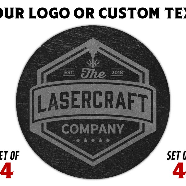 Buy Logo Coasters Etsy