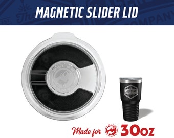 Polar Camel 30oz Magnetic Slider Lid - Spill Resistant Tumbler Replacement