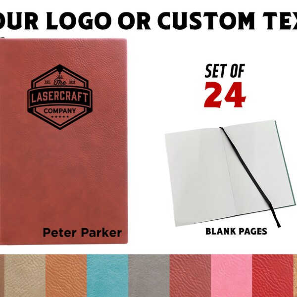 Bulk Custom Journals With Logo Etsy