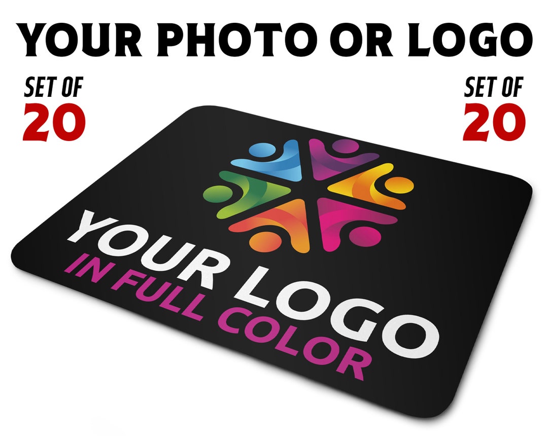 Bulk Custom Logo Mousepad Personalized Mouse Pad Bulk Logo Printed on Mousepad Custom Printed