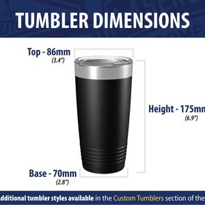 Custom Logo Tumbler 20oz - Full Color UV Printed Stainless Steel Cup - Bulk Corporate Swag, Employee Appreciation, Client & Business Gifts image 6