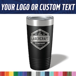 Personalized 20oz Tumbler with custom logo or artwork - Custom Engraved Tumbler - Custom 20oz Tumbler - Personalized Gifts - Corporate Gifts