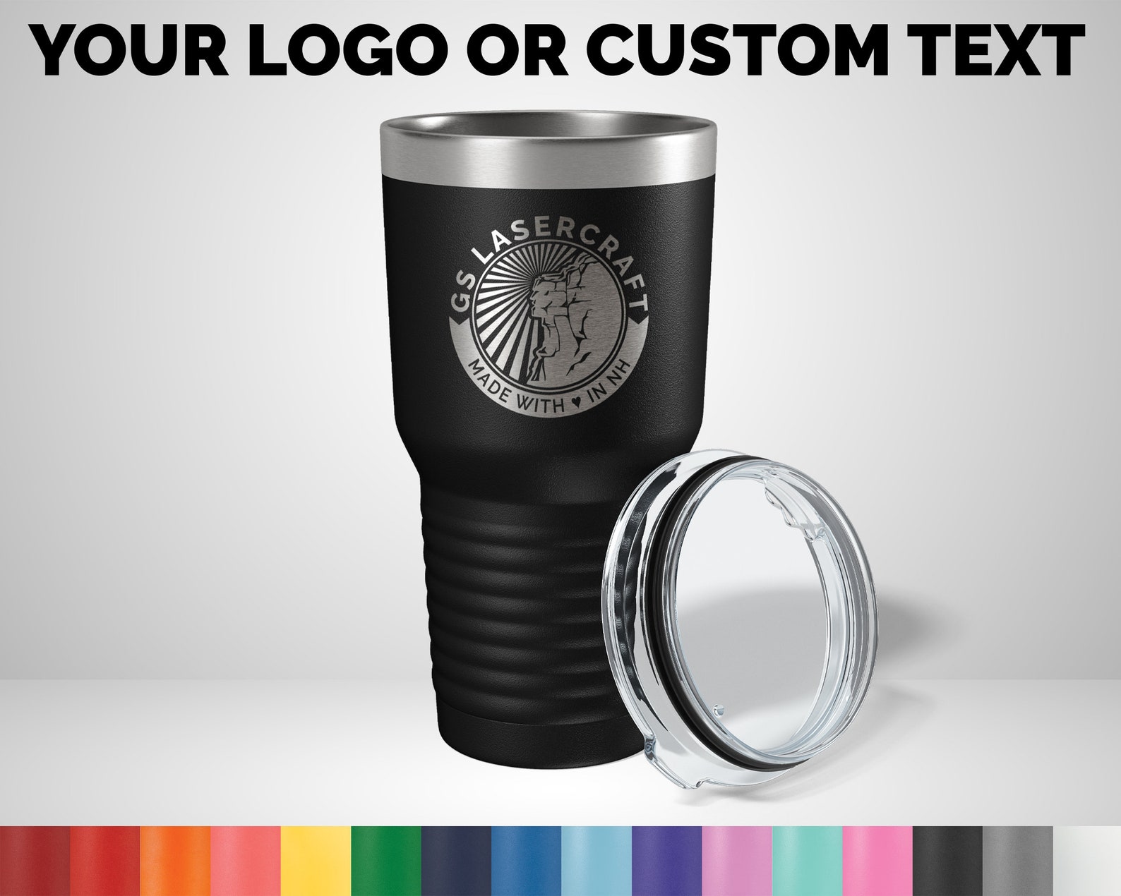Personalized 30oz Tumbler with custom artwork or logo Custom Etsy
