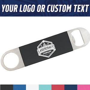 Custom Bottle Opener with logo or custom text - Personalized Bottle Opener - Custom Engraved Bottle Opener - Gifts for bartenders