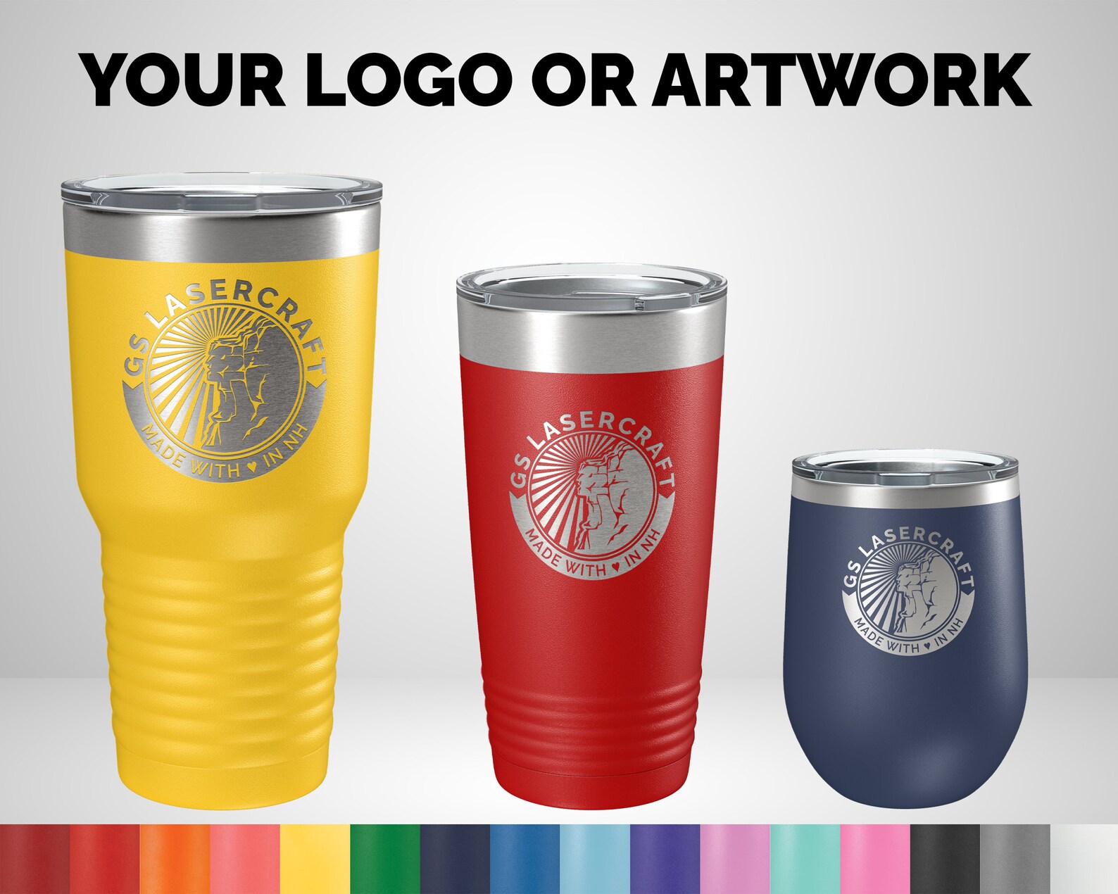 Custom Business Logo Tumblers Personalized Business Gifts Etsy