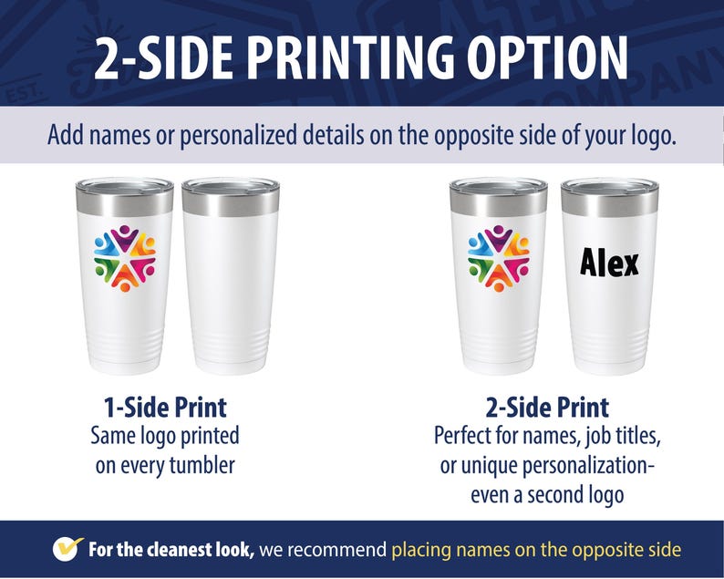 Custom Logo Tumbler 20oz - Full Color UV Printed Stainless Steel Cup - Bulk Corporate Swag, Employee Appreciation, Client & Business Gifts image 4