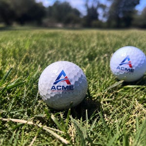Custom logo golf balls