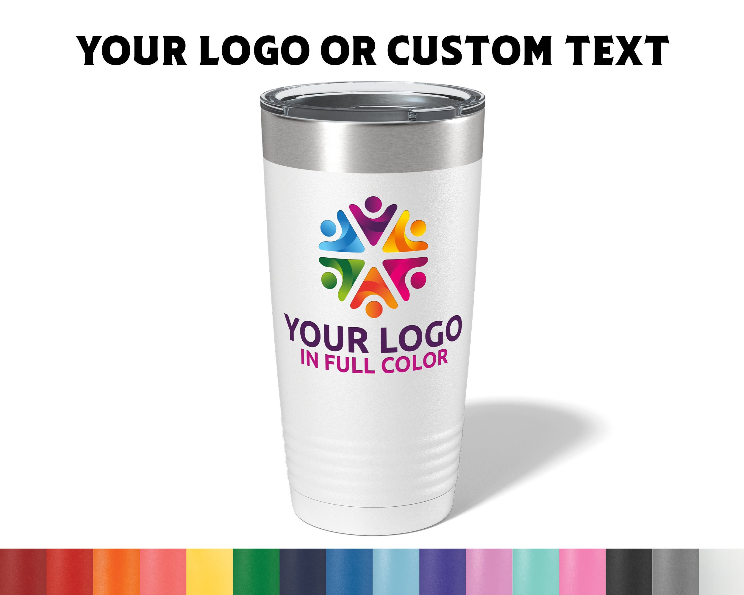 Travel Mug 16oz — Custom Logo USA