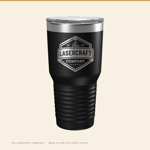 Custom Engraved Tumbler 30oz - Laser Engraved Logo Travel Mug - Bulk Corporate Swag, Employee Appreciation & Client Gifts