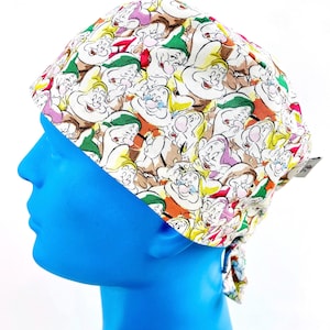 7 Dwarfs Disney Fitted Pixie Scrub Hat | Men's Surgical Cap | OR  Nurse| Surgeon |  Dental | Hospital Scrubs | Scrub Caps Canada